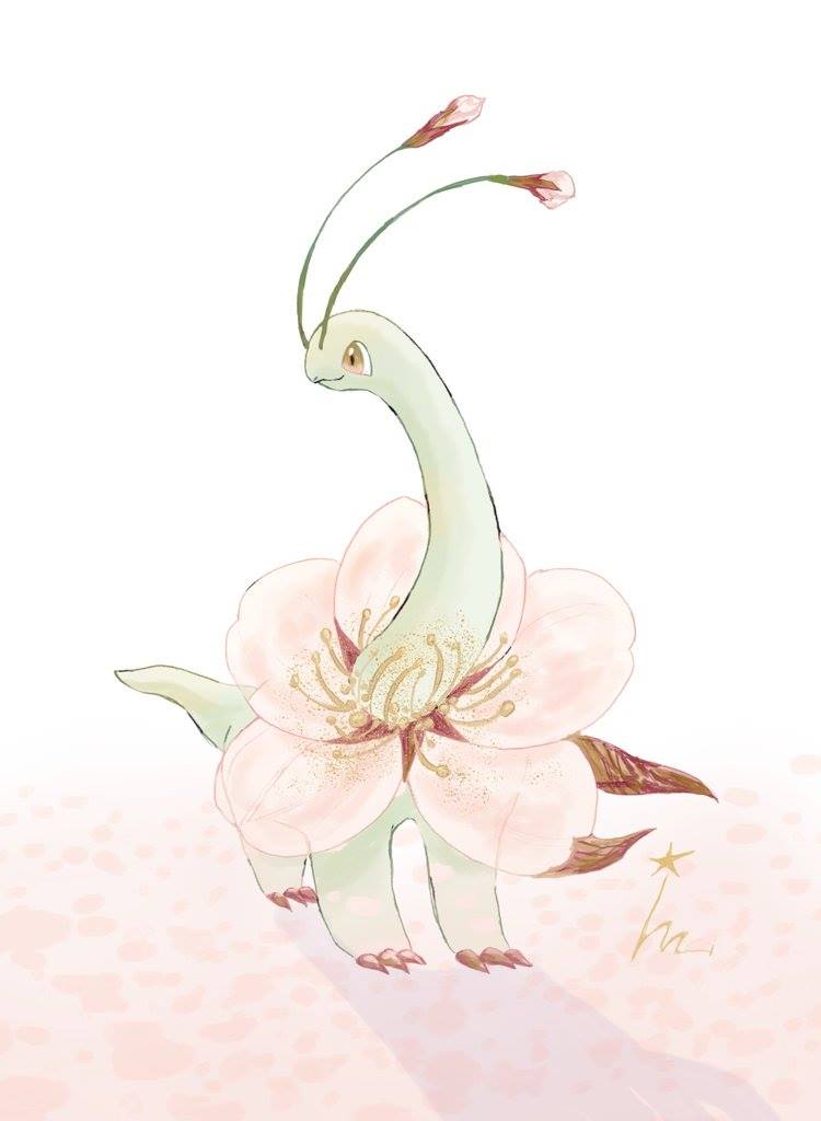 神奇寶貝系列 Pokémon - 大竺葵與花之魔法 twitter @cocoyuzu7777
