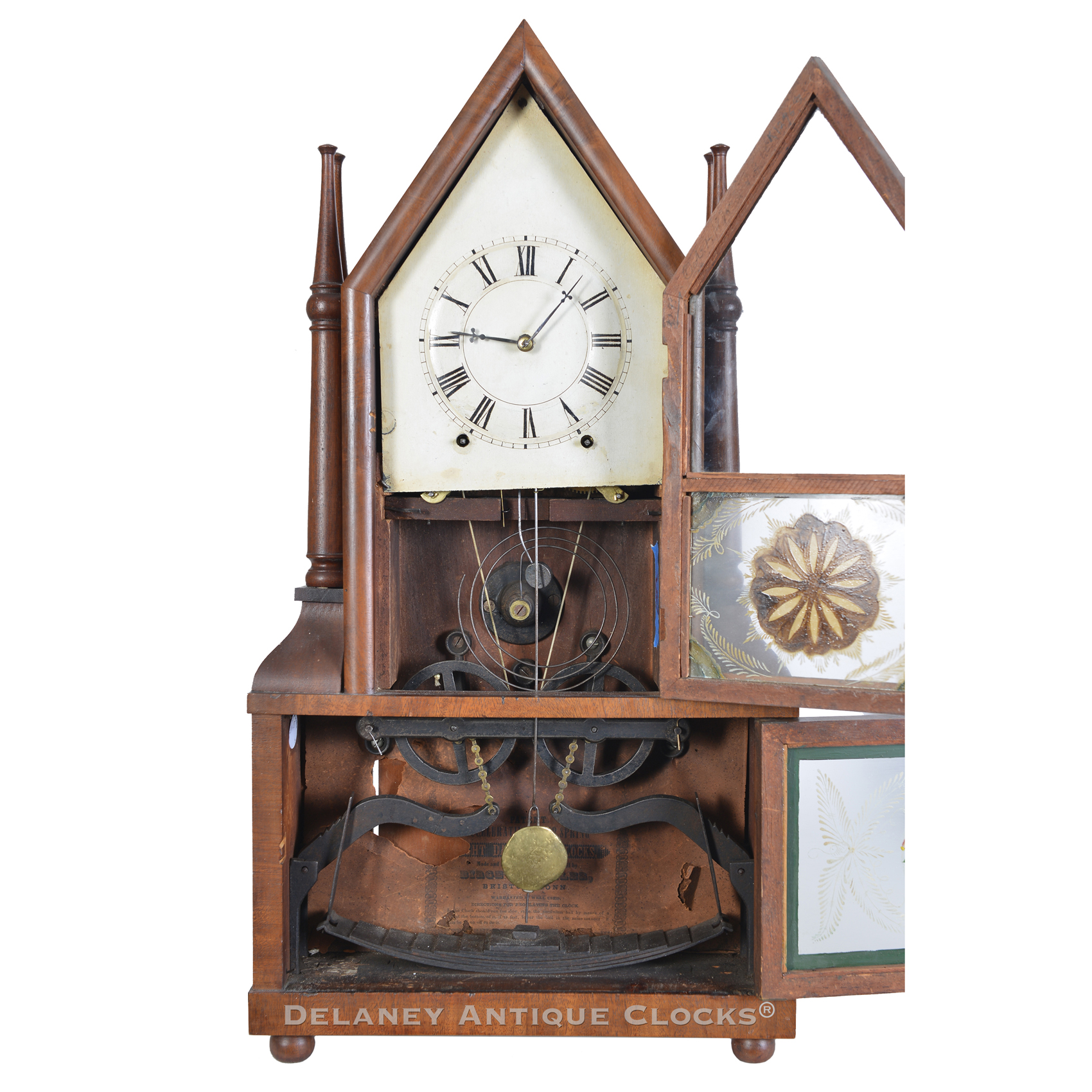 What is a W.F. Evan's Birmingham clock?