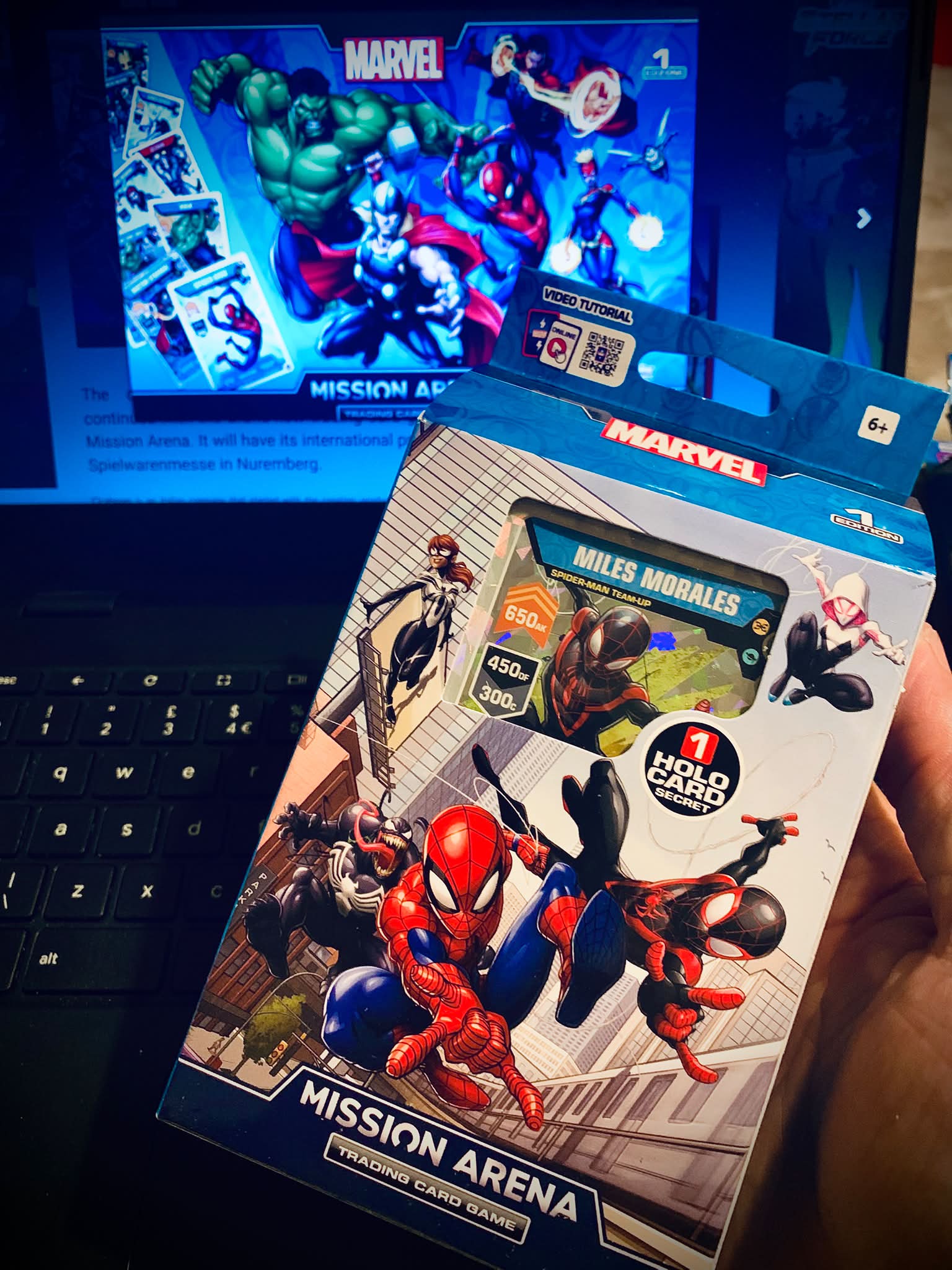 We'll be giving away the Marvel Mission Arena “Spider-Man Theme