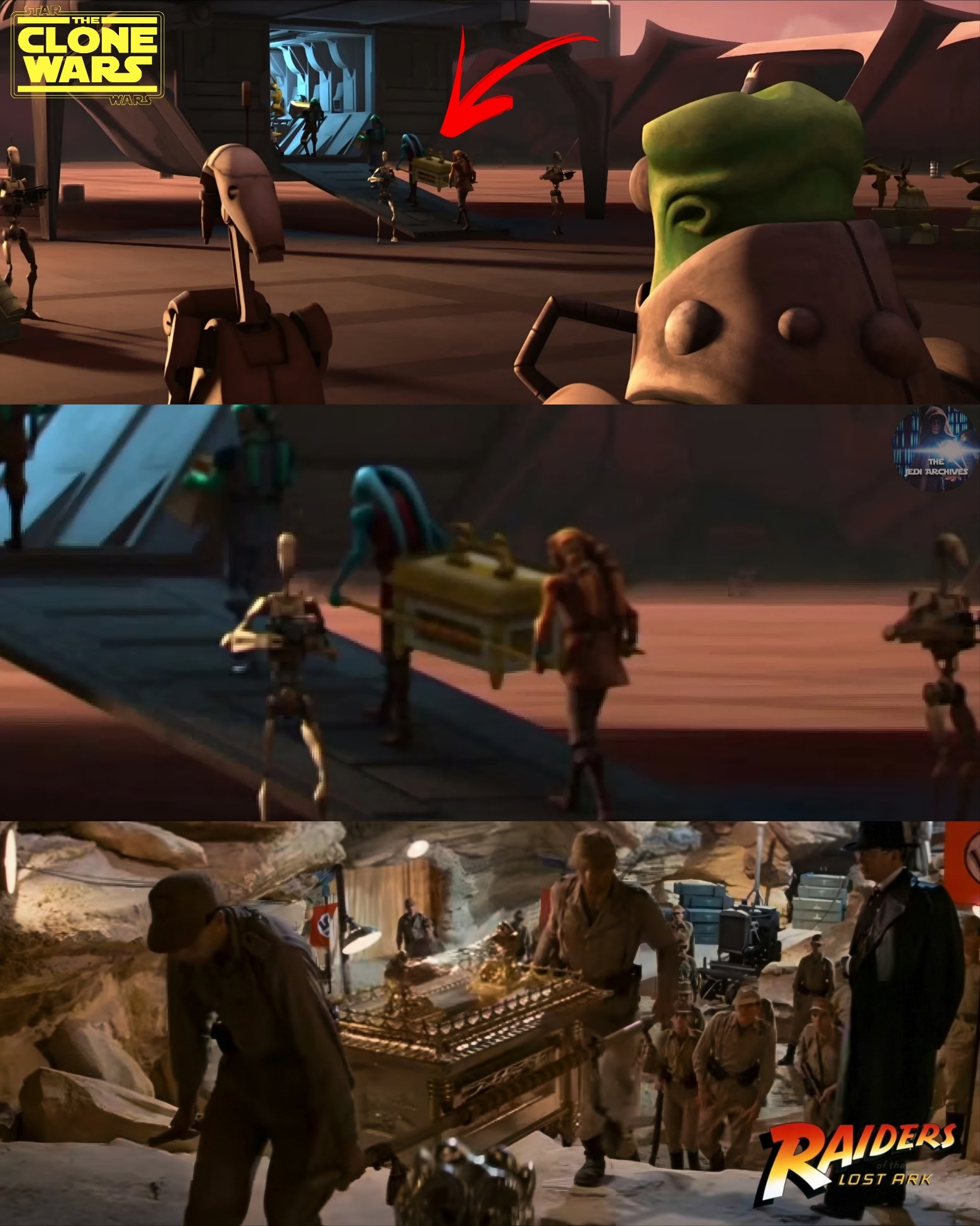 The Jedi - In a fun nod to the collaboration between George Lucas and ...