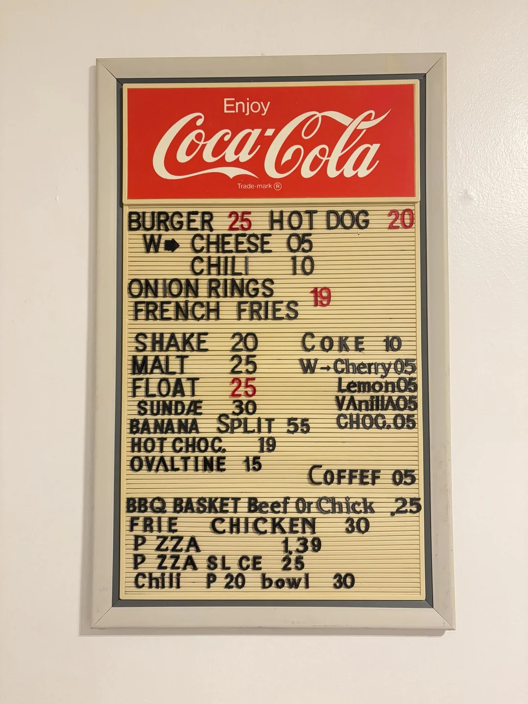 A full family meal at McDonald's for 45 cent. (Illinois, 1950s)