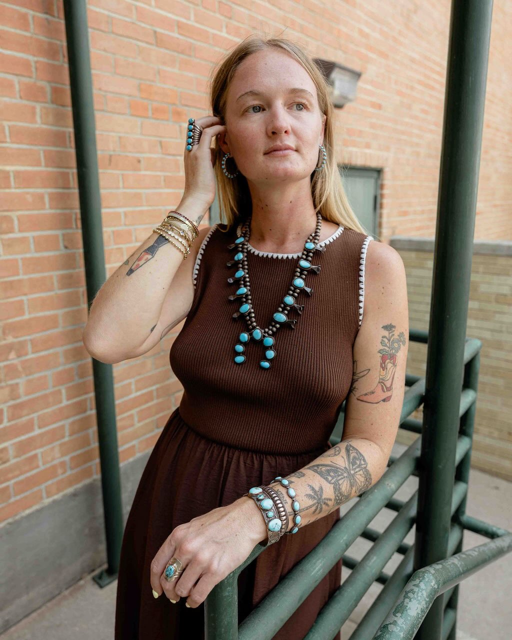 Turquoise jewelry collection at first peoples jewelers