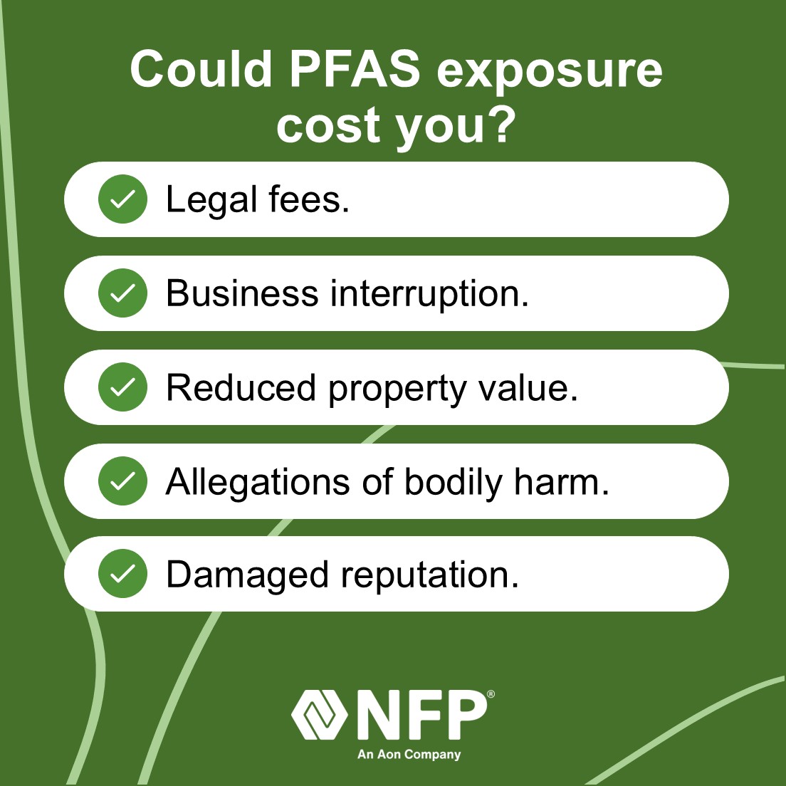 NFP, - Is your property protected from #PFAS lawsuits? 🚨 PFAS ...