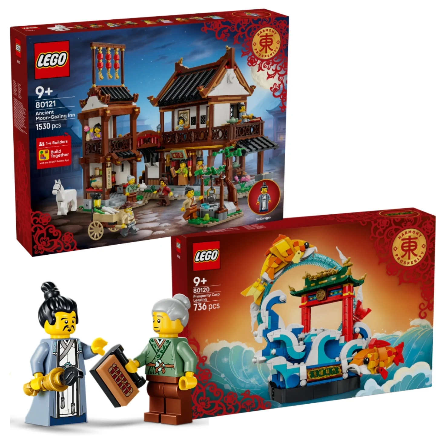 Here's a look at two Summer 2026 Chinese Festival sets, 80121