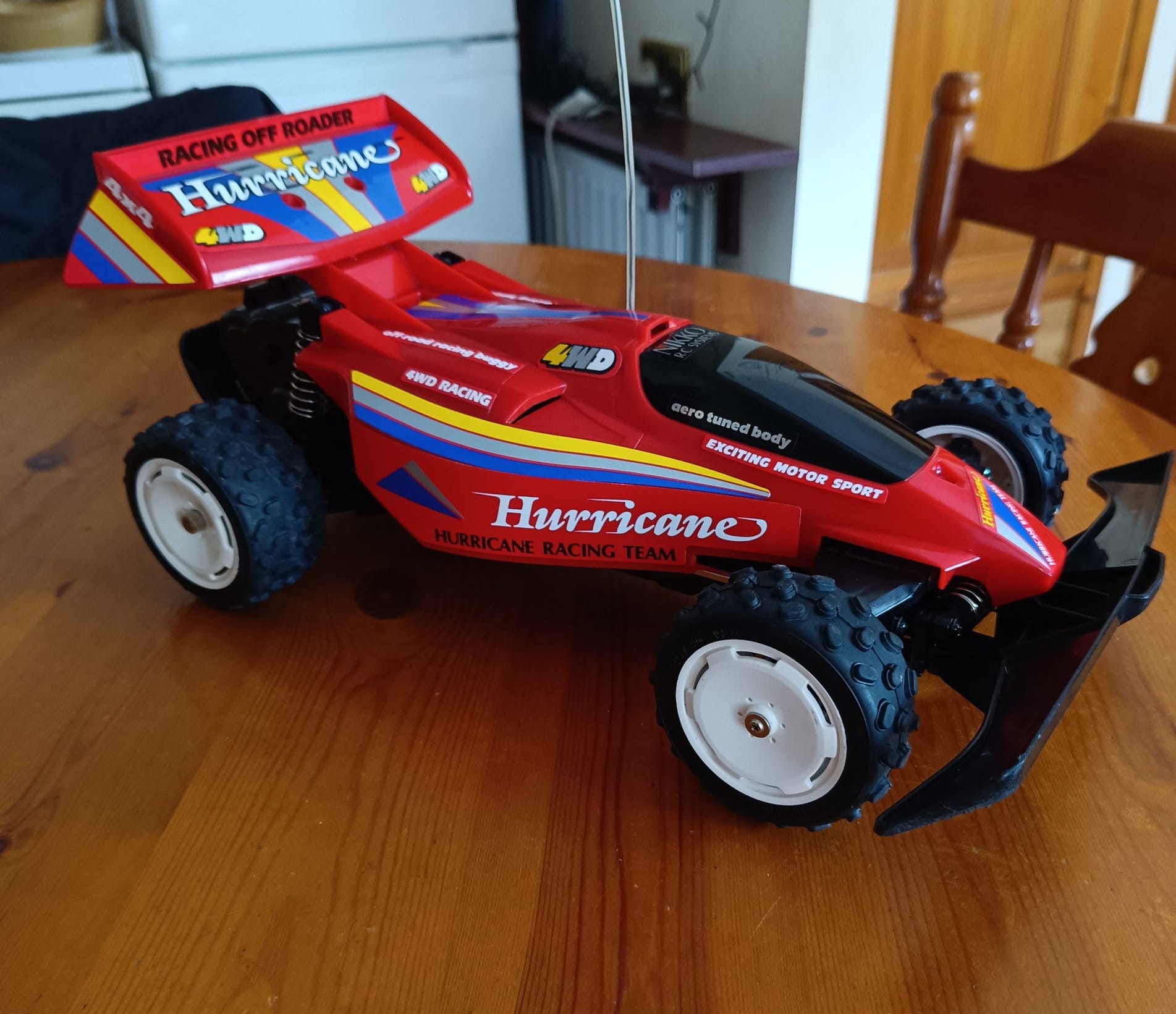 Nikko BackFire 4wd From 1988 here is a new in box 1/14 frame buggy