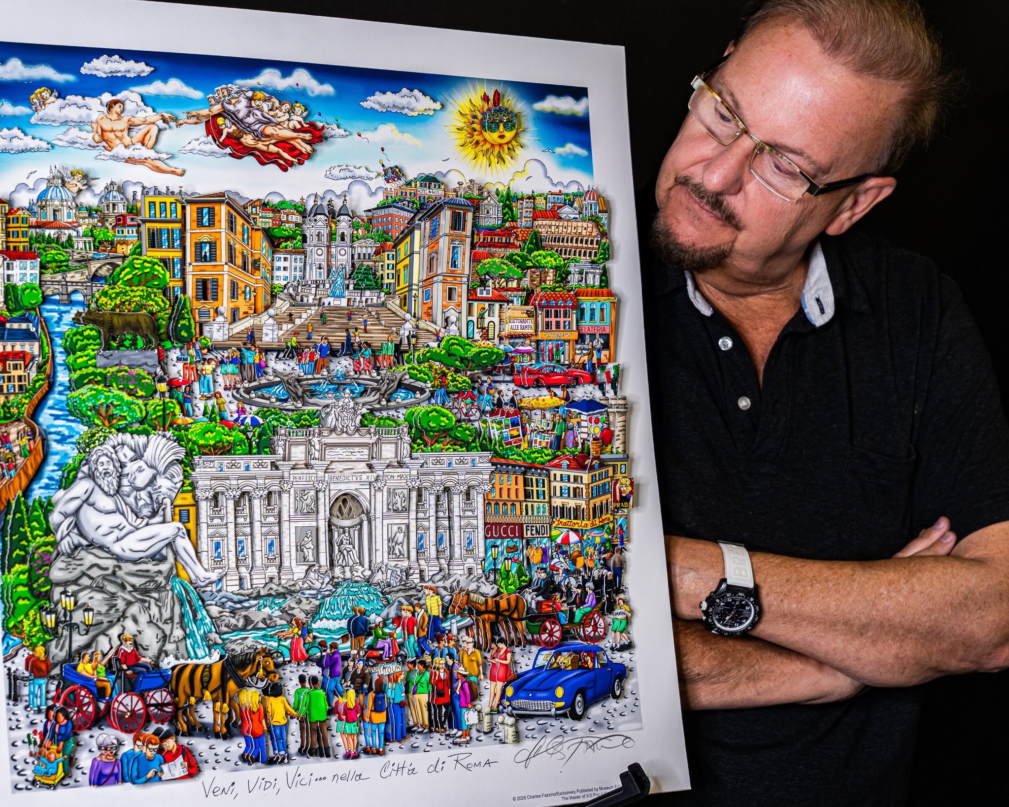 Charles Fazzino | - Charles Fazzino | Master of 3D PopArt