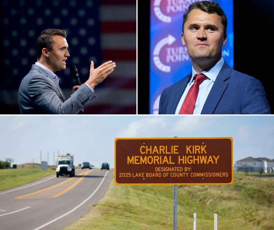 The Mysterines - North Texas has just renamed a road “Charlie Kirk Way ...