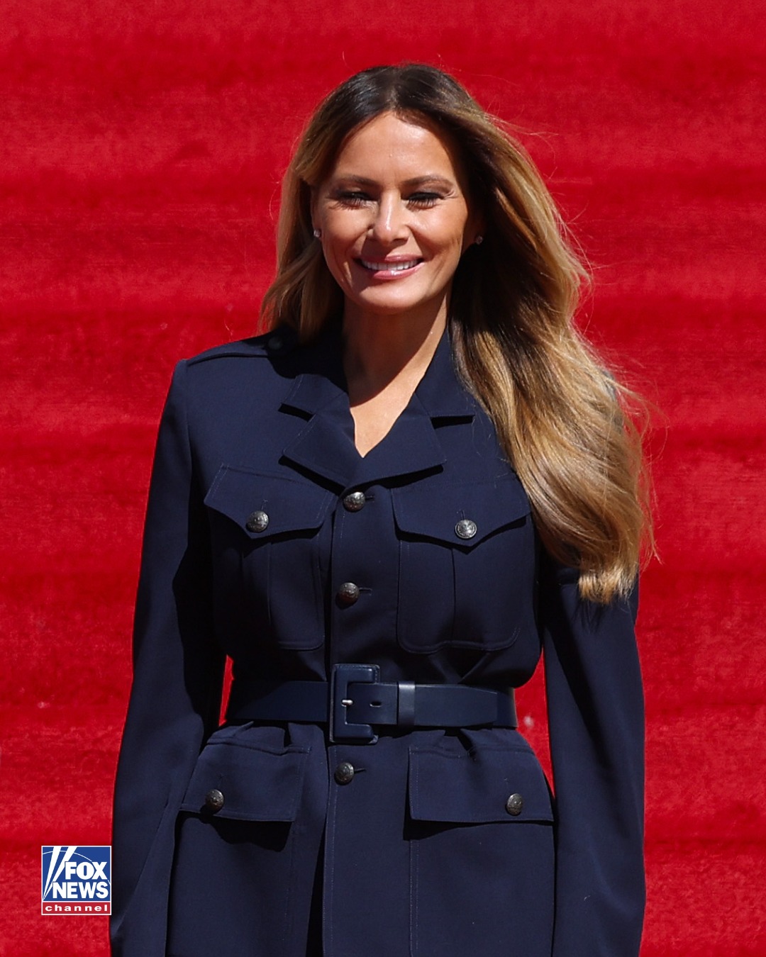 first lady dress suits Melania Trump stunned in a tailored navy ensemble as she joined President Trump and Chinese President Xi Jinping for the final stop of Xi's Washington visit at the National Archives Anarkali gown shipping to USA