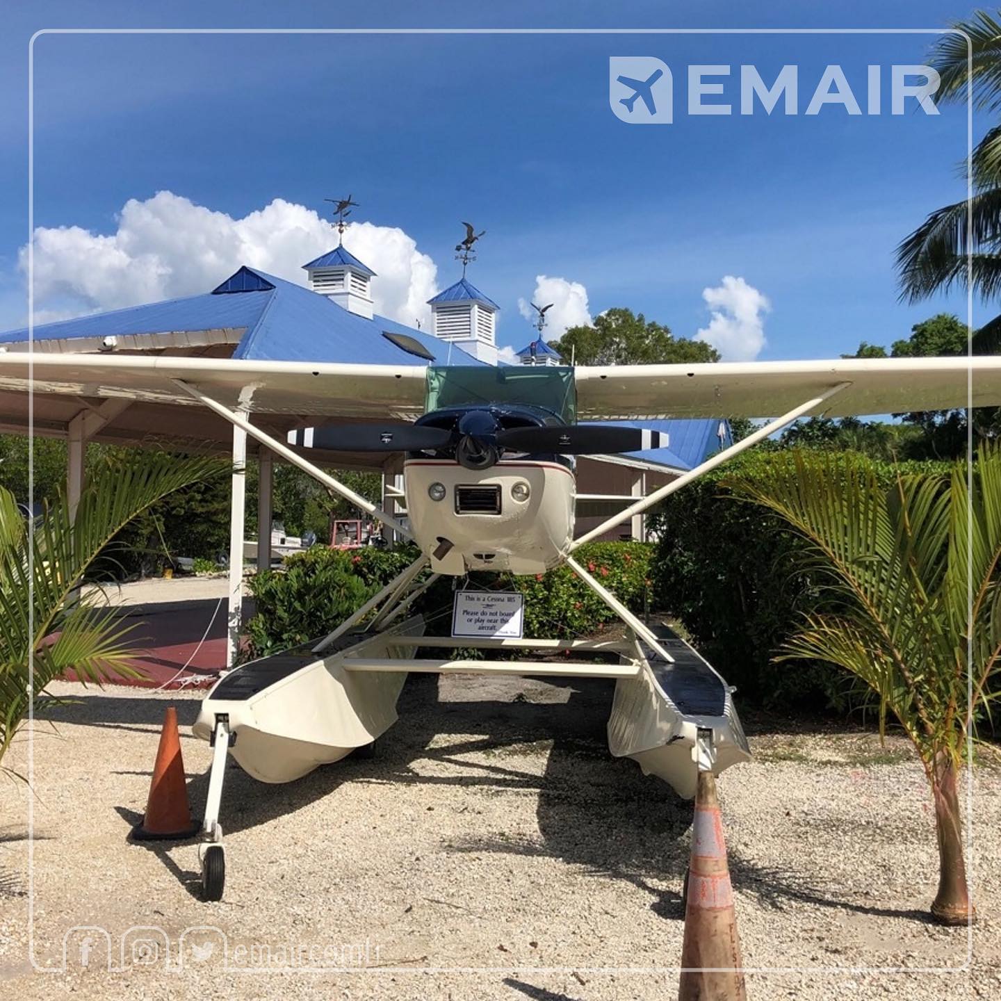 EMAIR Aviation - Florida Sanibel Adasında parıldayan Cessna 172 ...