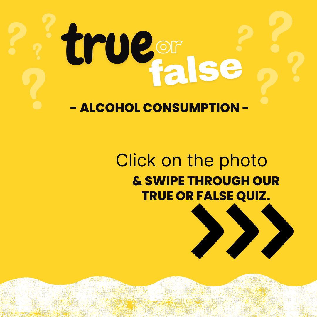 Think you know the facts about alcohol? Let's test your knowledge with our quick True or False Quiz about alcohol consumption. 🎯