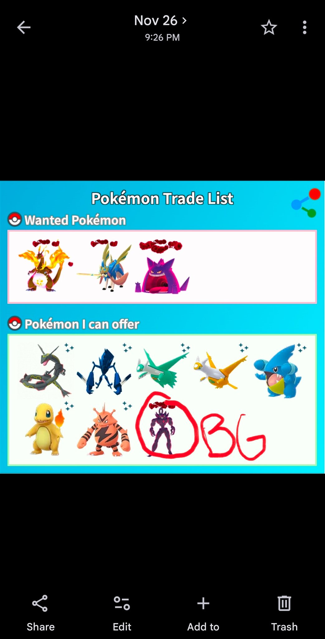Pokémon Go - Shiny Charizard gigantamax Background