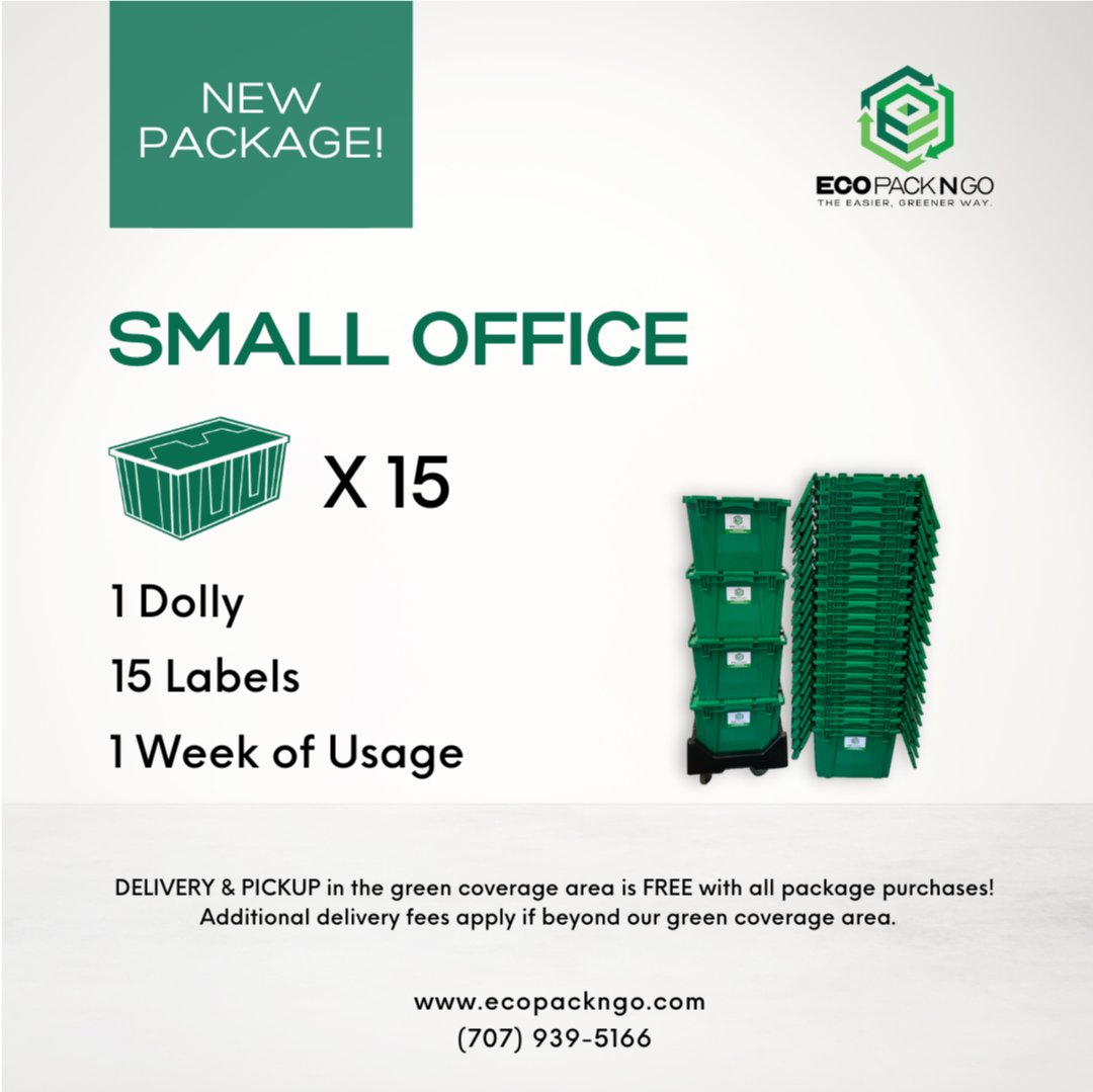 Eco Pack n Go Moving Box Rentals | Sonoma CA