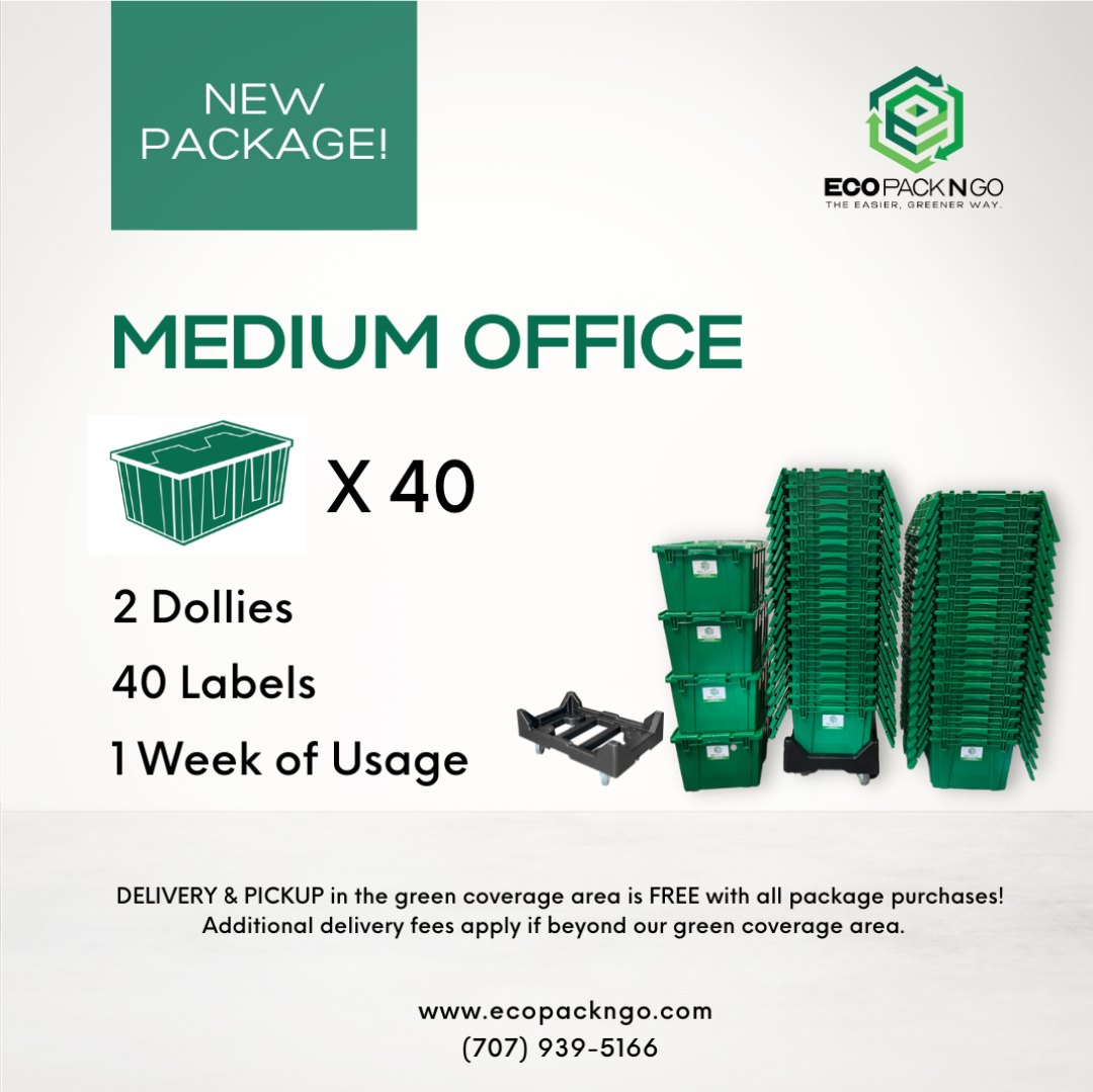 Eco Pack n Go Moving Box Rentals | Sonoma CA