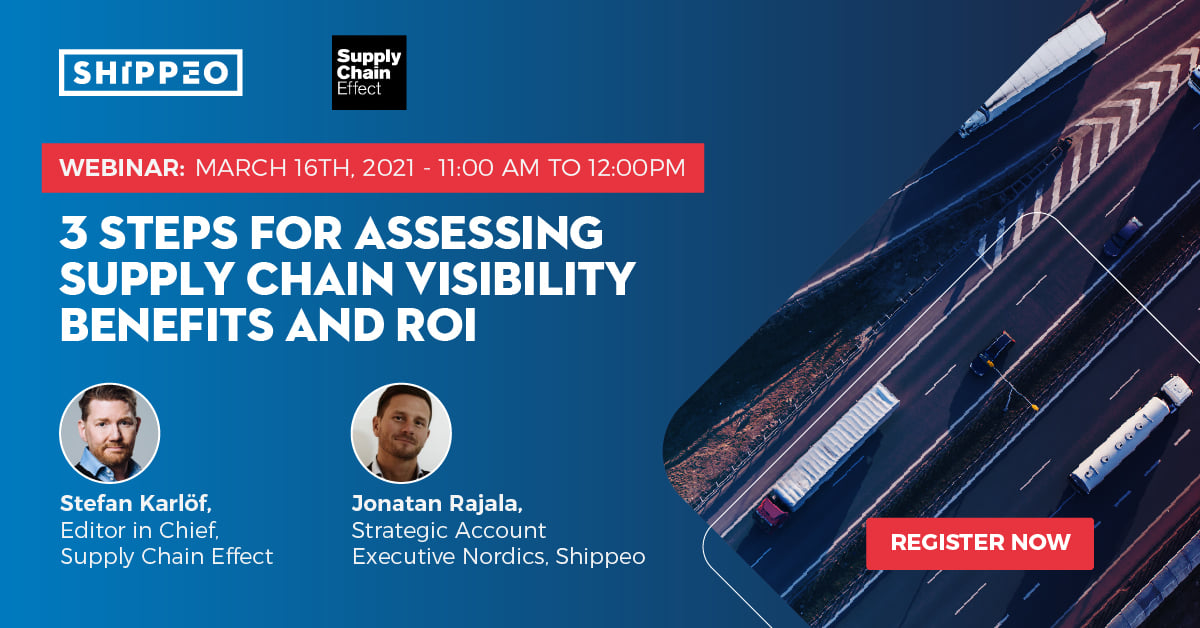 shippeo - 📅 [Webinar] 3 steps for assessing supply chain... | Facebook