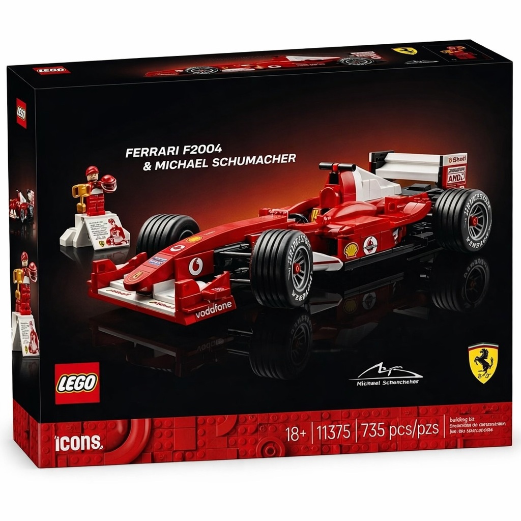 🎉 The sticker set for the LEGO Icons Ferrari (11375) is here