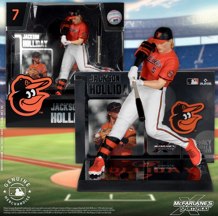 ⚾ Jackson Holliday (Baltimore Orioles) McFarlane MLB 7