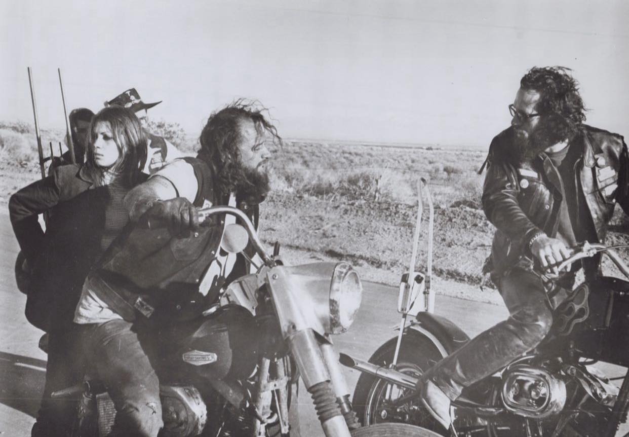 Hells Angels 69 outtake picture. Far right to left, Sonny, Tiny