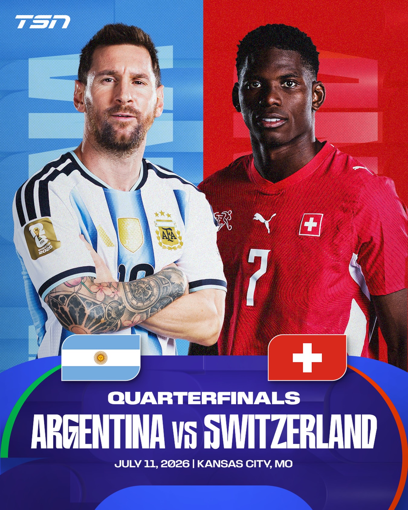 SWITZERLAND EQUALIZE VS. ARGENTINA! The reigning champs are in for