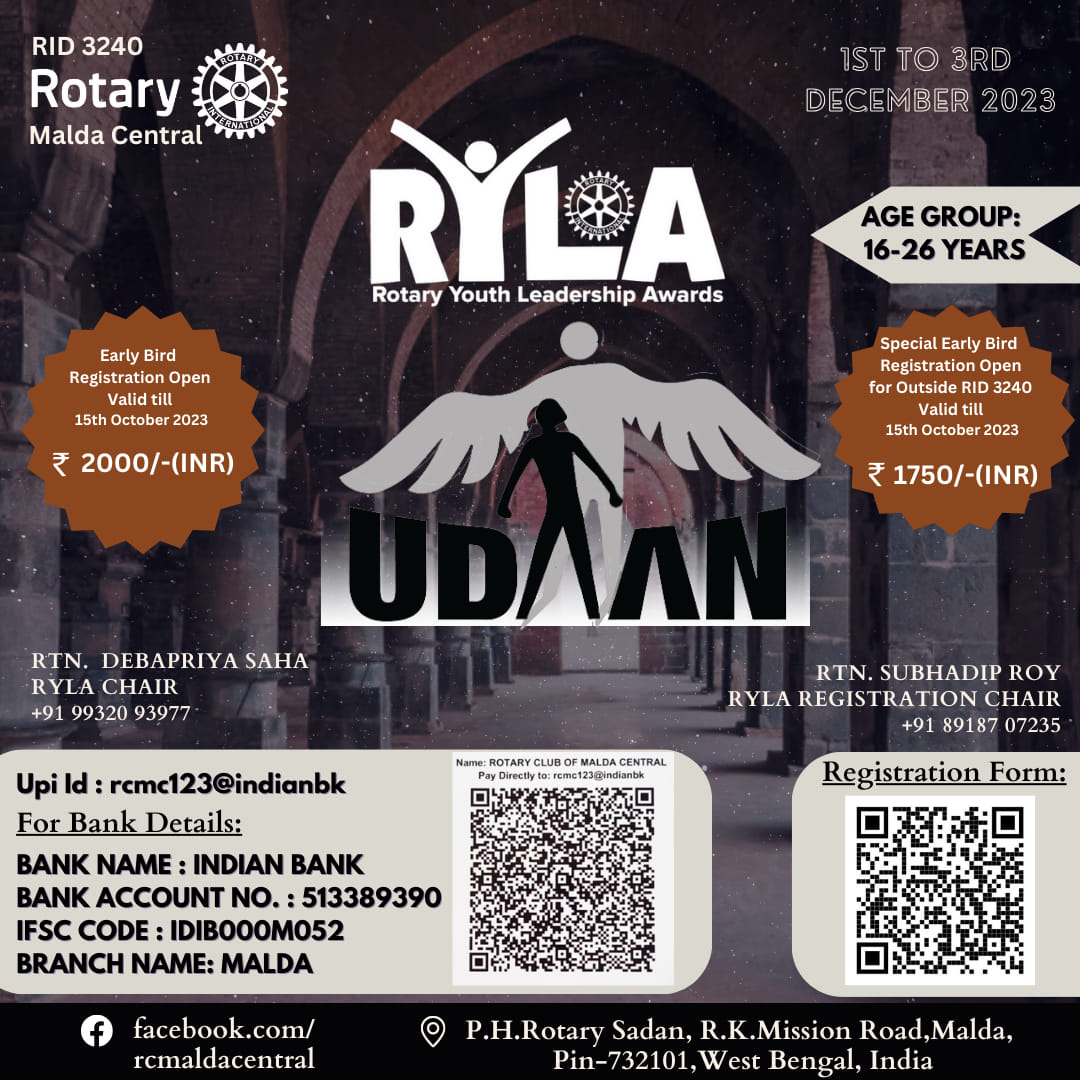 Rotary - RYLA REGISTRATION GOOGLE FORM LINK 👇 https://docs.google.com ...