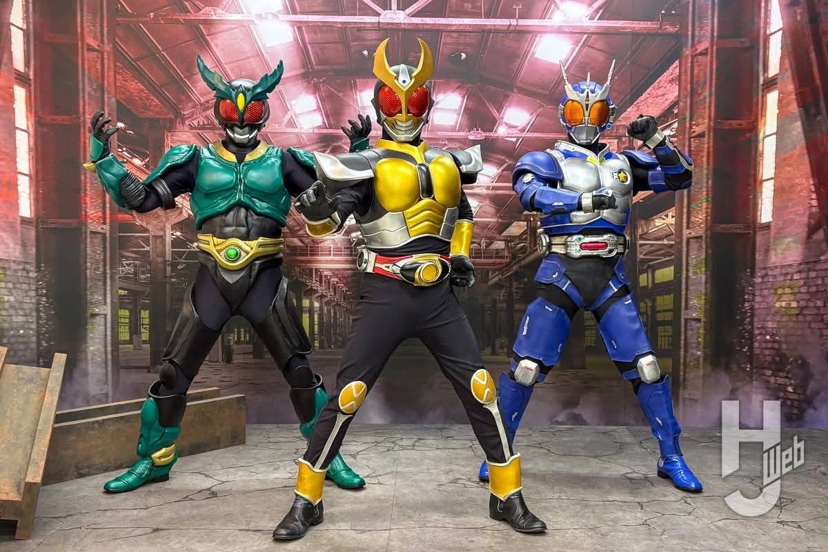 The Kamen Rider Agito 25th Anniversary exhibition keeps looking