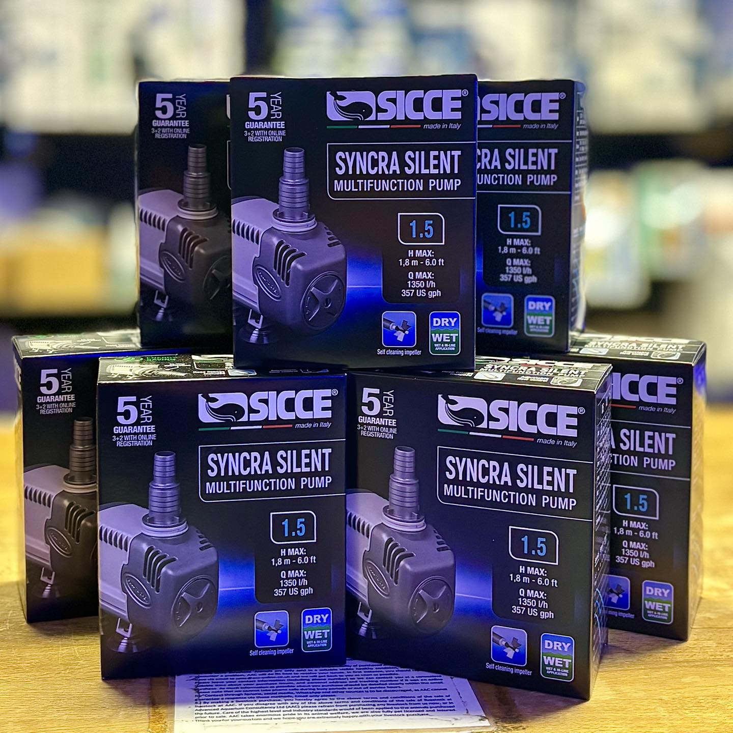 The Sicce Syncra Silent 1.5 Multifunction Pumps Are Back In Stock Here At Aac The