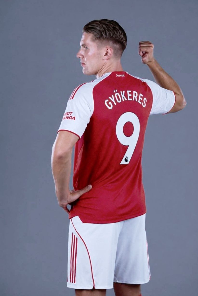Viktor Gyokeres to wear Arsenal's number 14 shirt