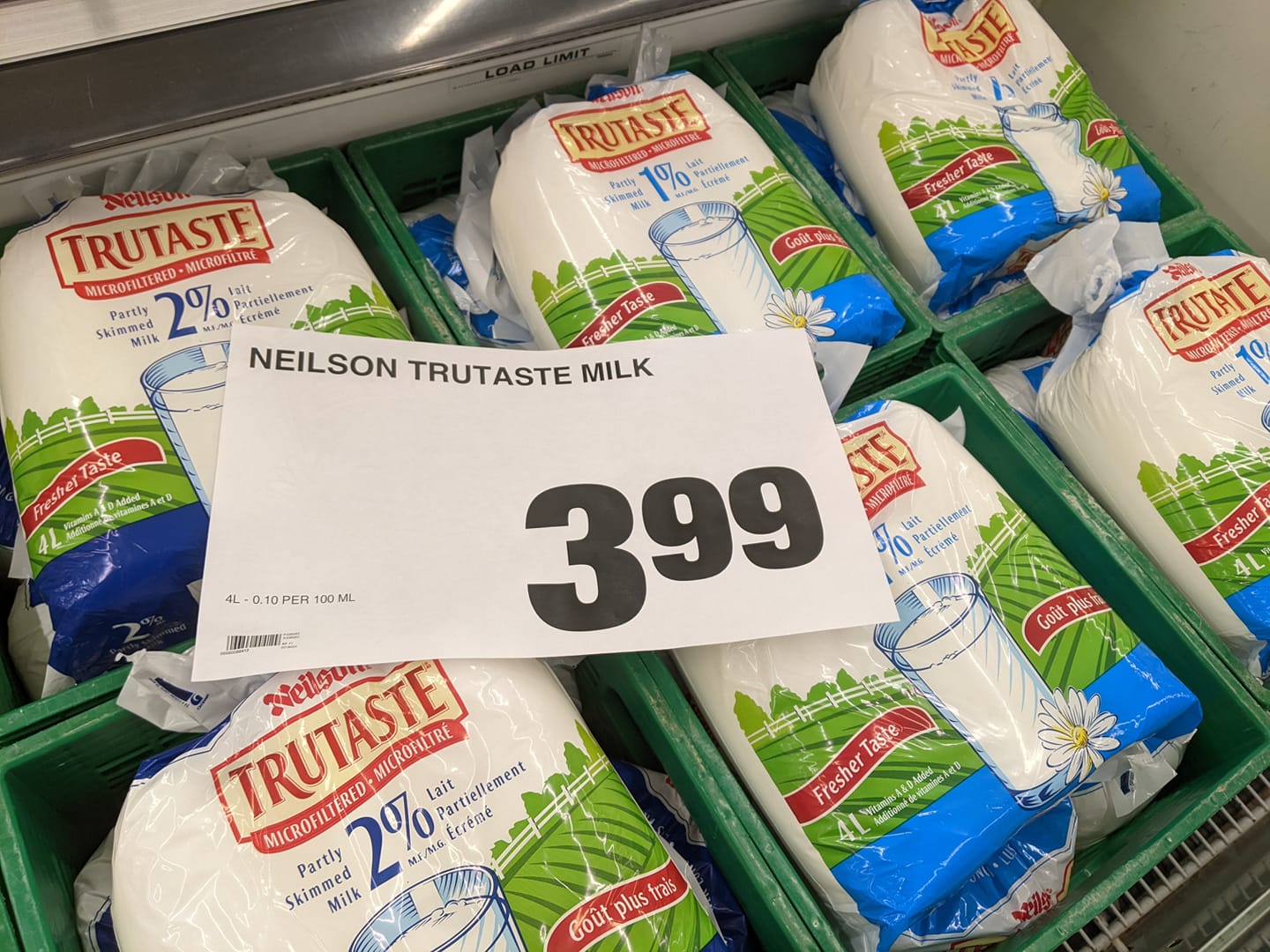 Buying too much milk at Kwik Trip