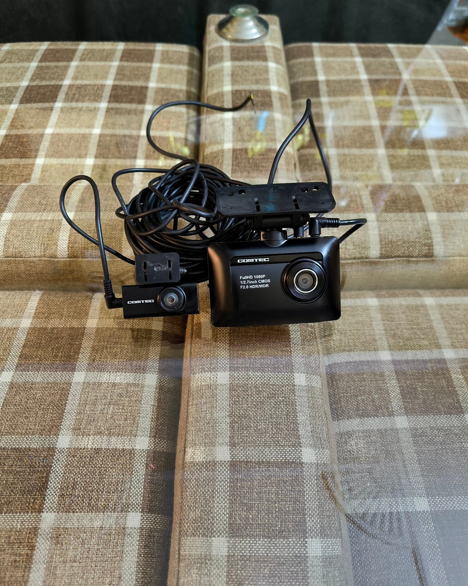 ▶️ Universal Original Japanese 12V #Comtec ZDR-015 Front & Back