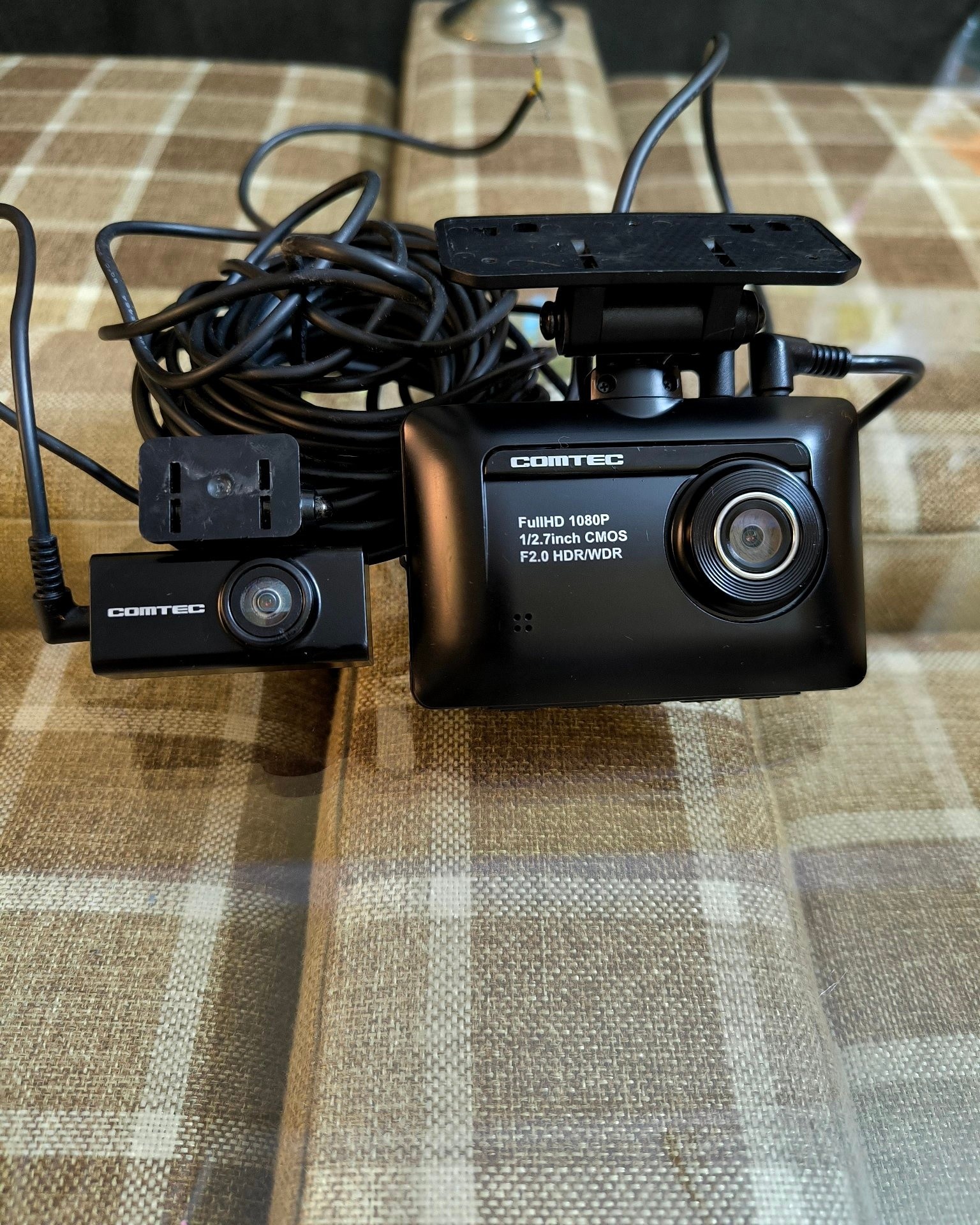 ▶️ Universal Original Japanese 12V #Comtec ZDR-015 Front & Back