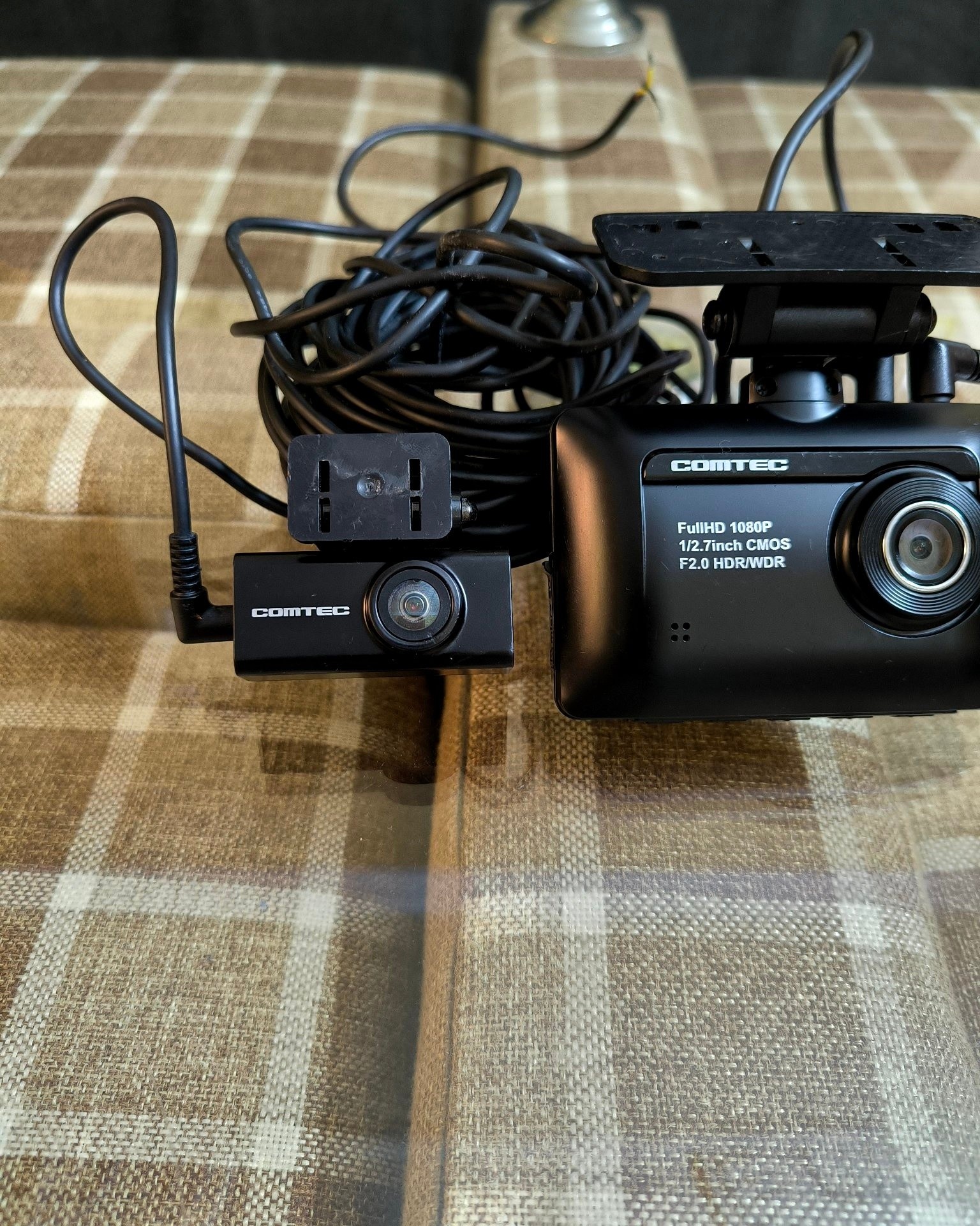 ▶️ Universal Original Japanese 12V #Comtec ZDR-015 Front & Back