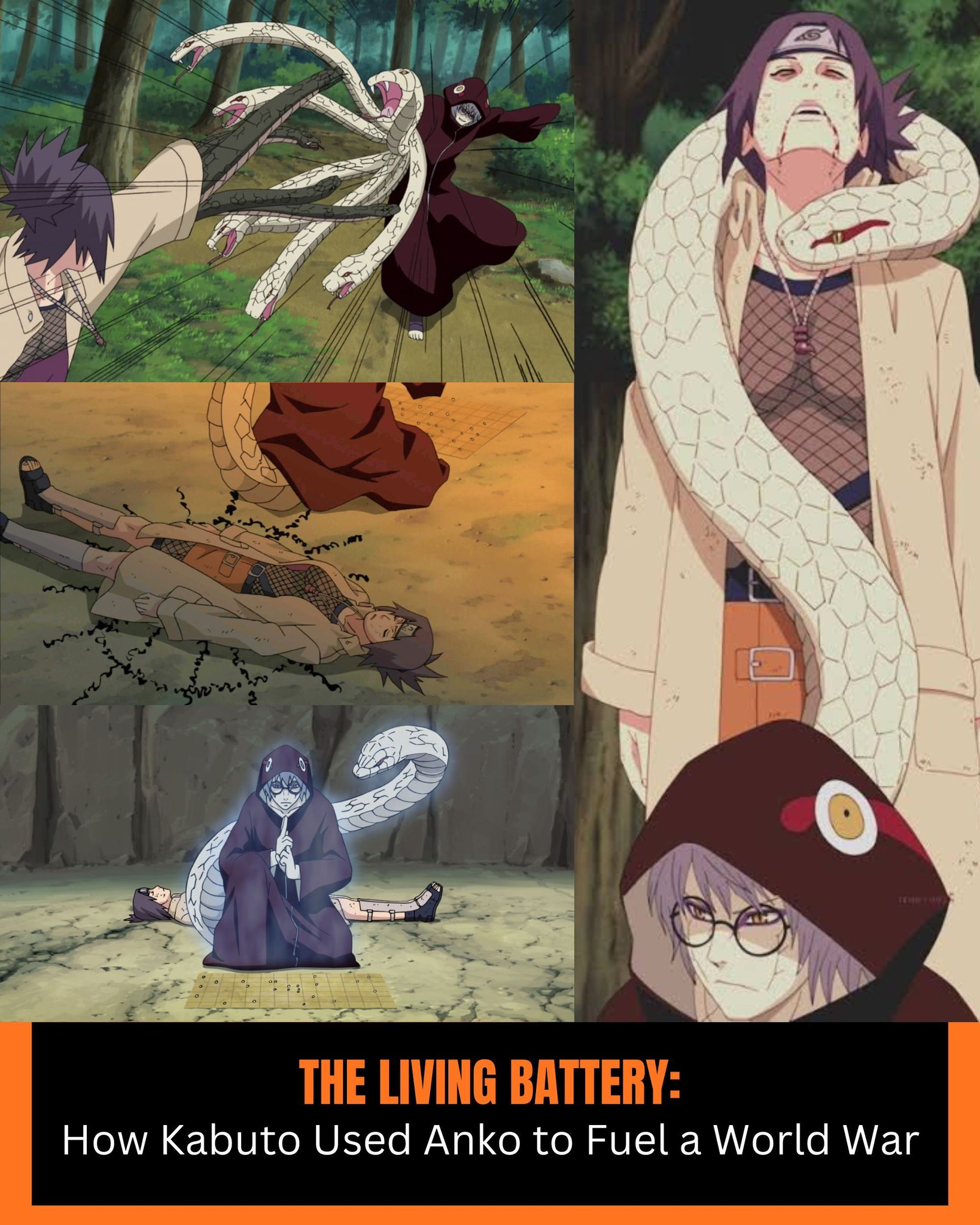 Kabuto's chakra source in the Naruto verse