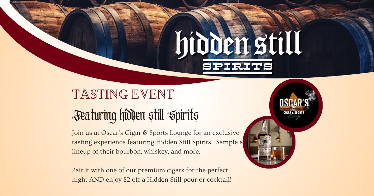 Tasting Event Featuring Hidden Still Spirits