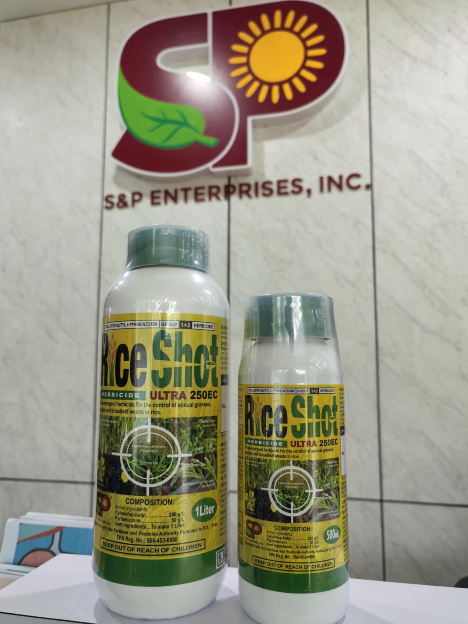 S&P - RiceShot Ultra 250 EC -is a POST-EMERGENT HERBICIDE use for the ...