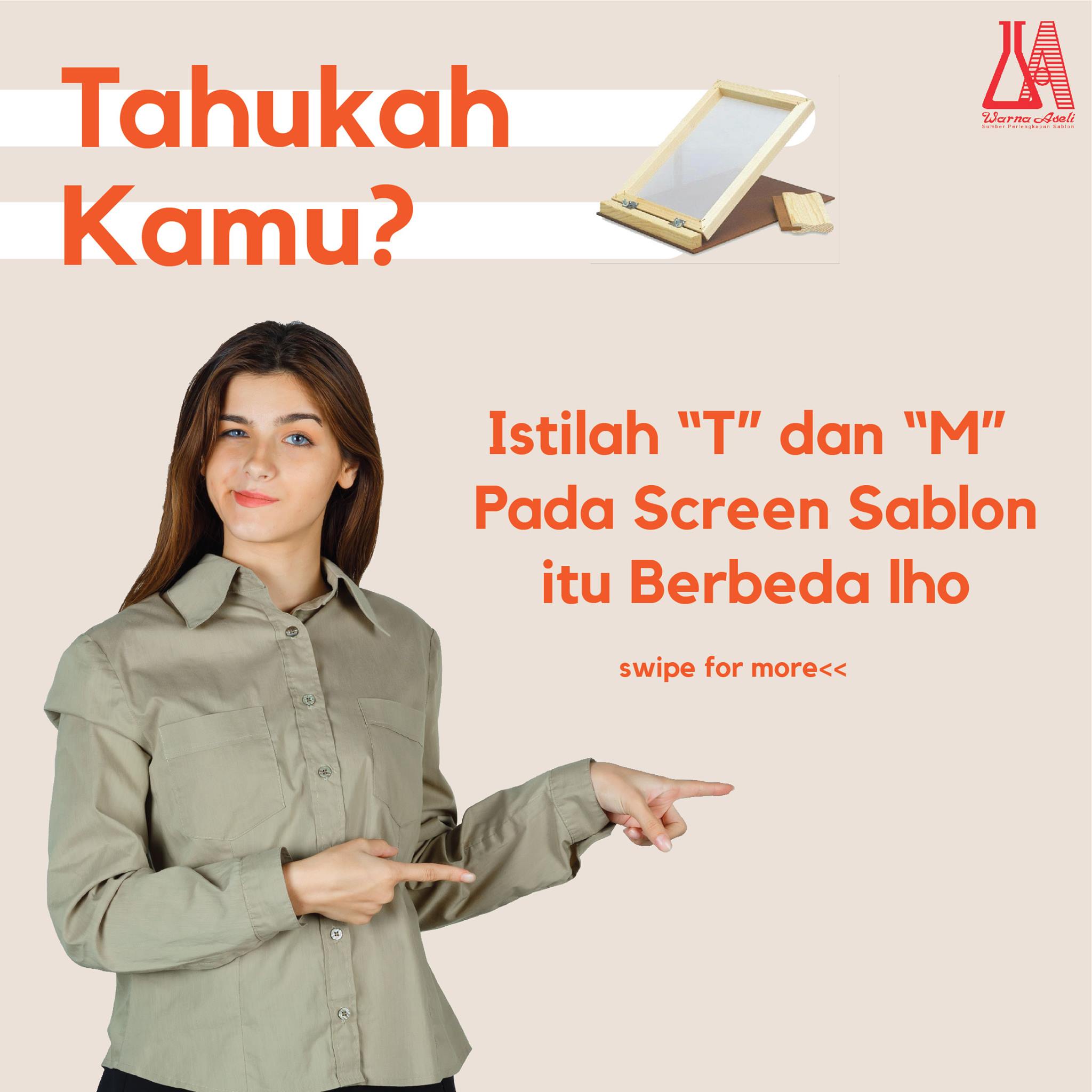 Apa sih bedanya “T” dan “M” pada screen... - Warna Aseli SPS.