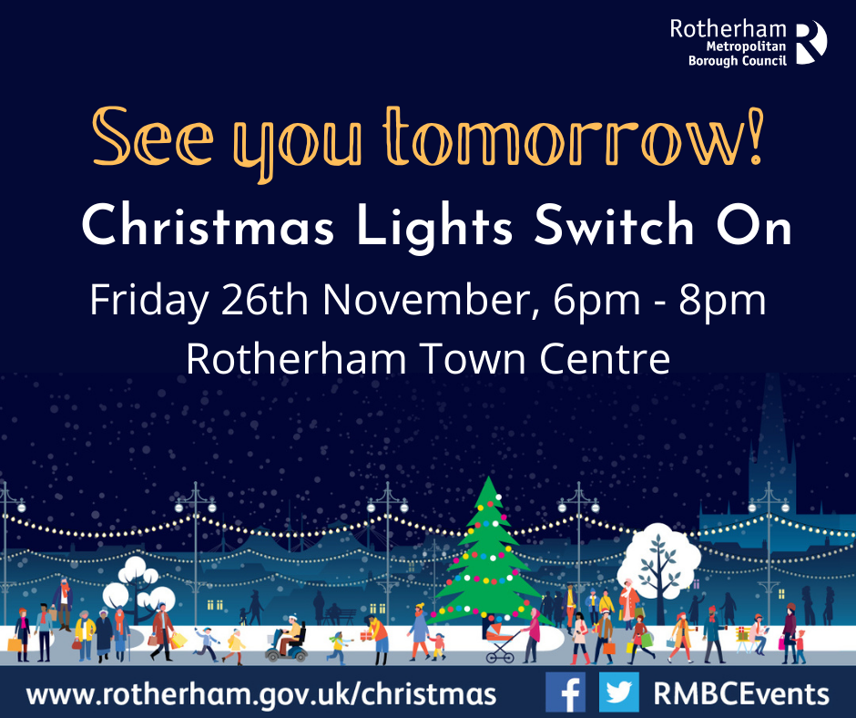 Vaga - Who’s going? 🤩 ️ #rotherhamlightswitchon #rotherham