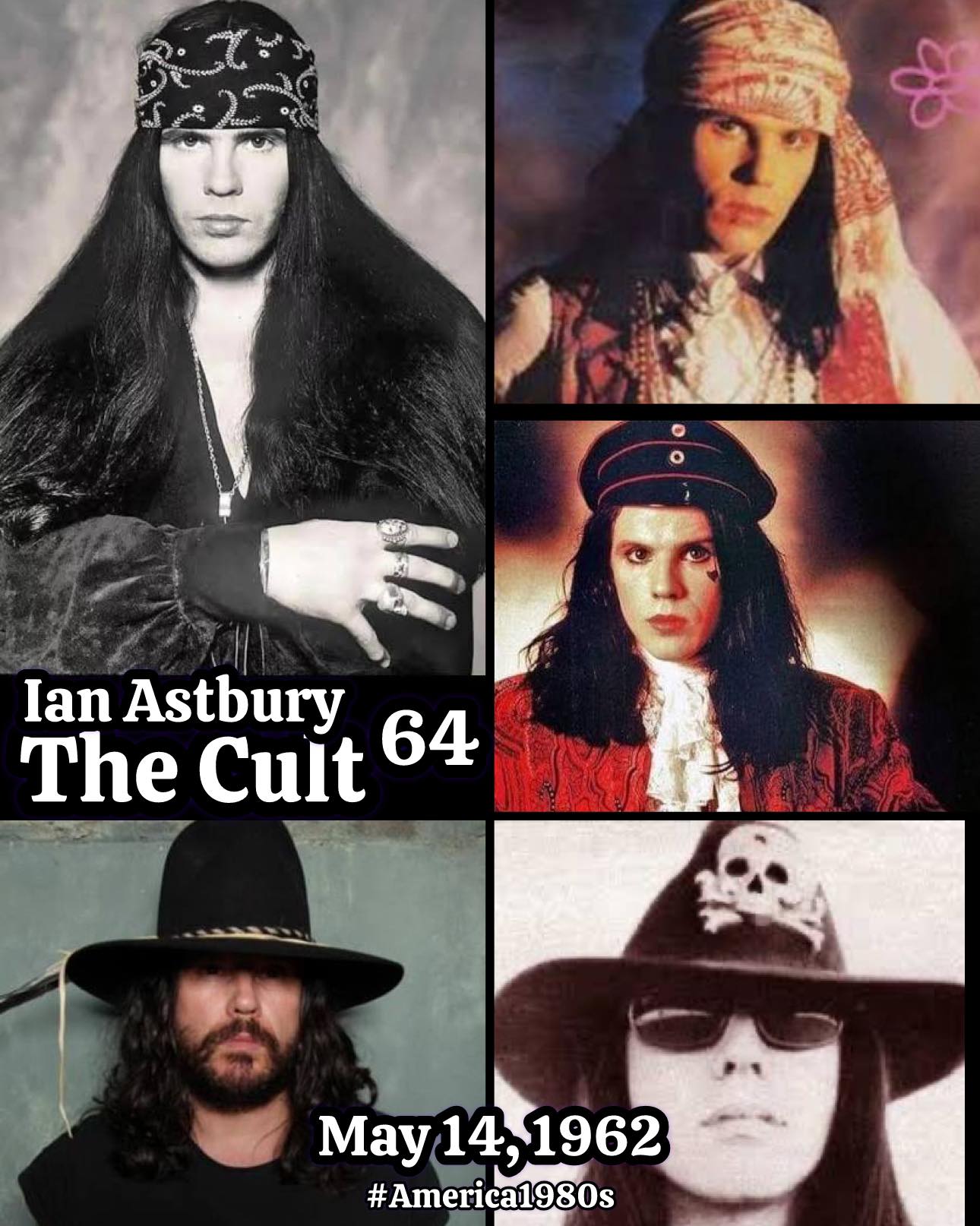 Happy 64th Birthday to Ian Astbury of The Cult! 🎉 If you watched