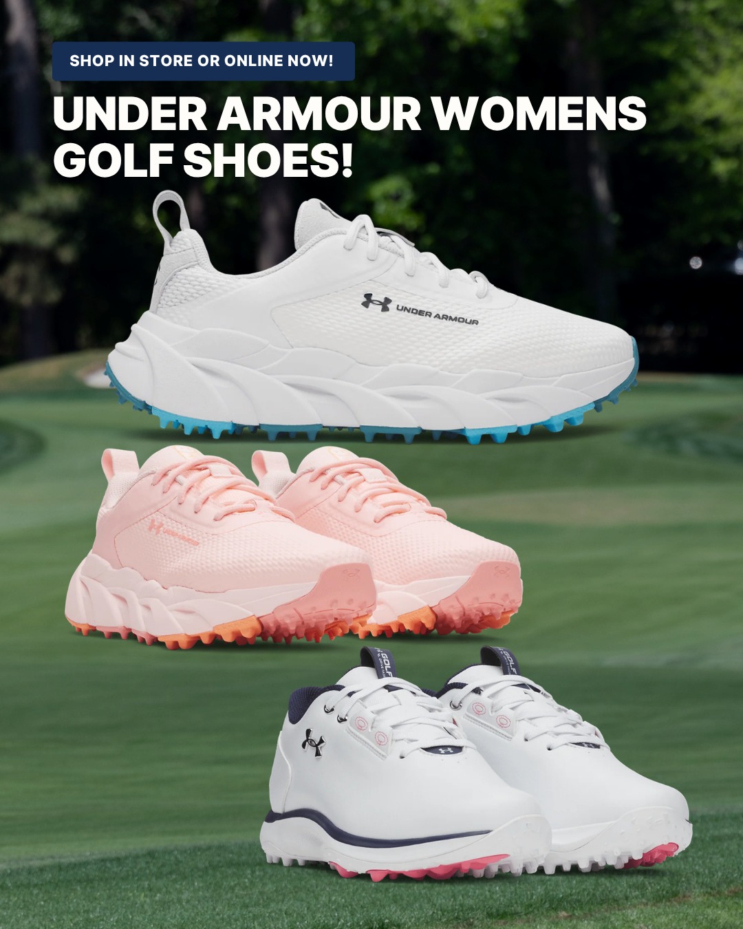 Under Armour women's golf shoes for comfort and performance