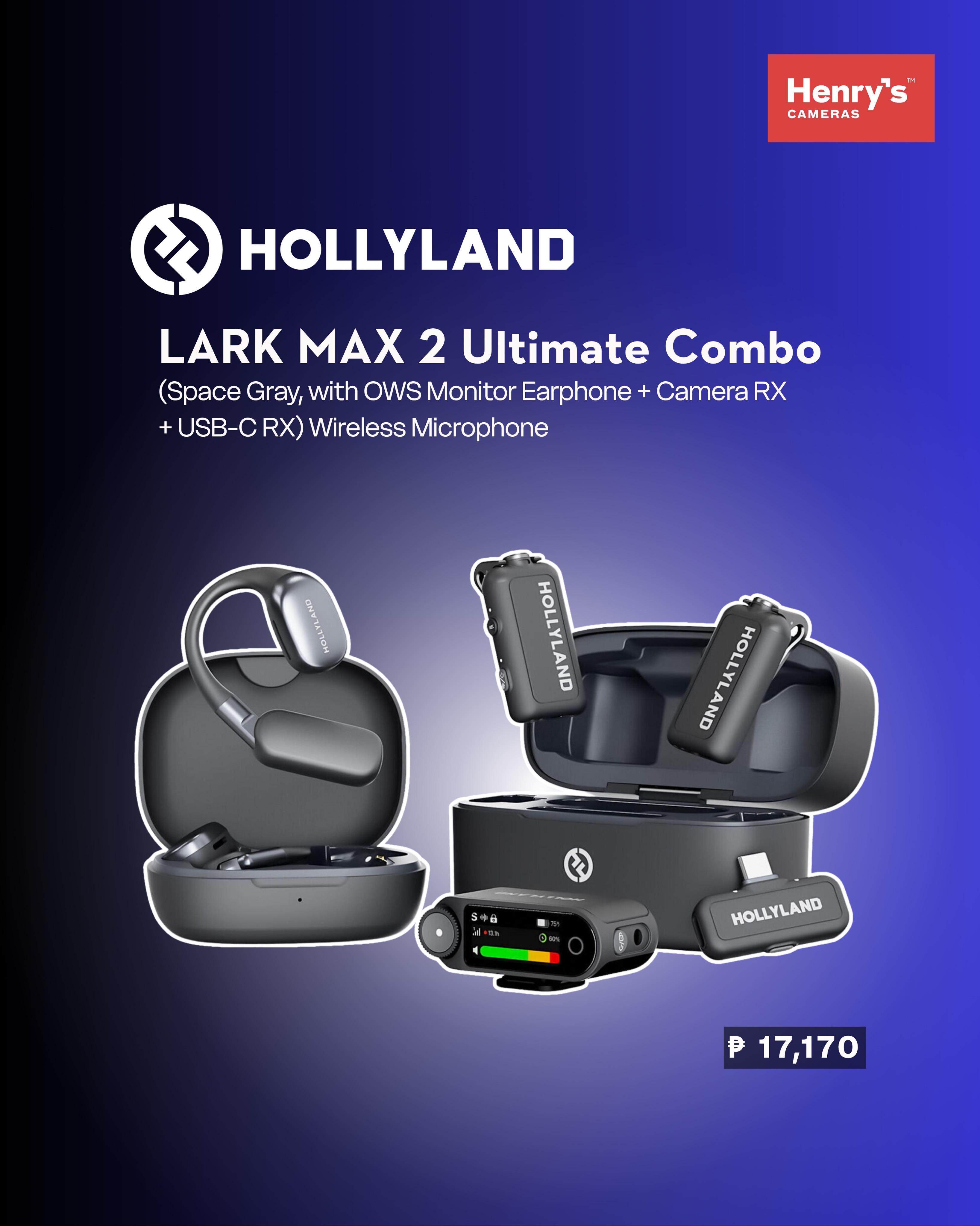 Hollyland LARK MAX 2 Ultimate Combo designed for creators who 