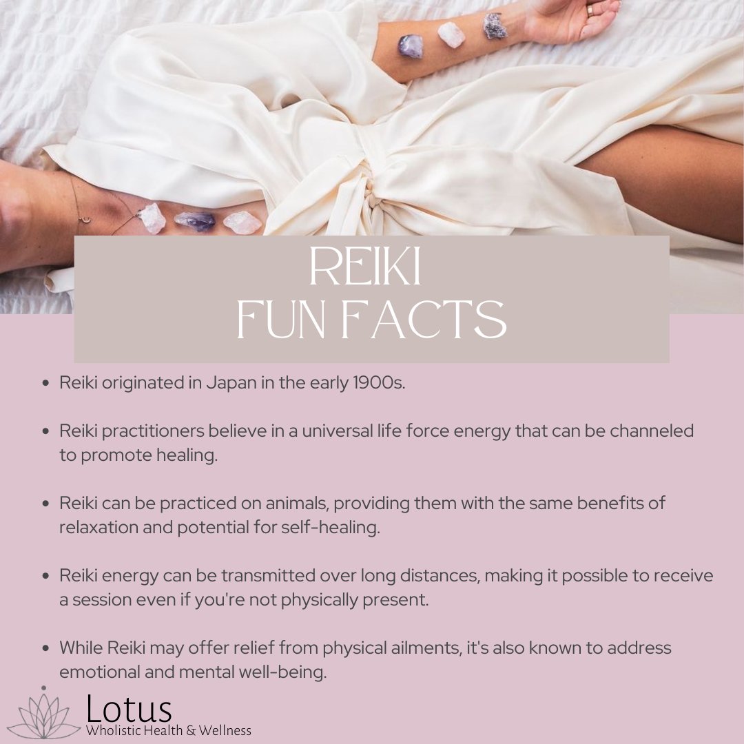 Reiki Fun Facts✨ #Lotuswholistictherapy