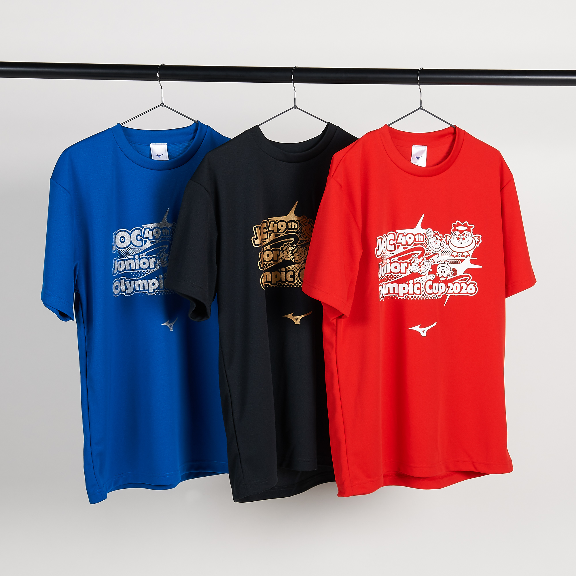 JOC JUNIOR OLYMPIC CUP 2026／ 人気のぱちゃぽデザインのTシャツは、3