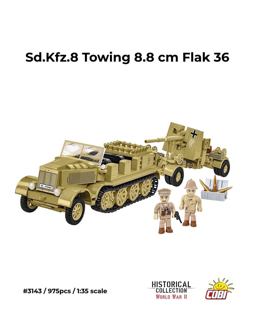 🔥 Sd.Kfz.8 Towing 8.8 cm Flak 36 is a set that combines mobility