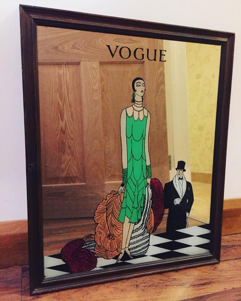Bought this on EBay - one of the vintage Vogue picture mirrors