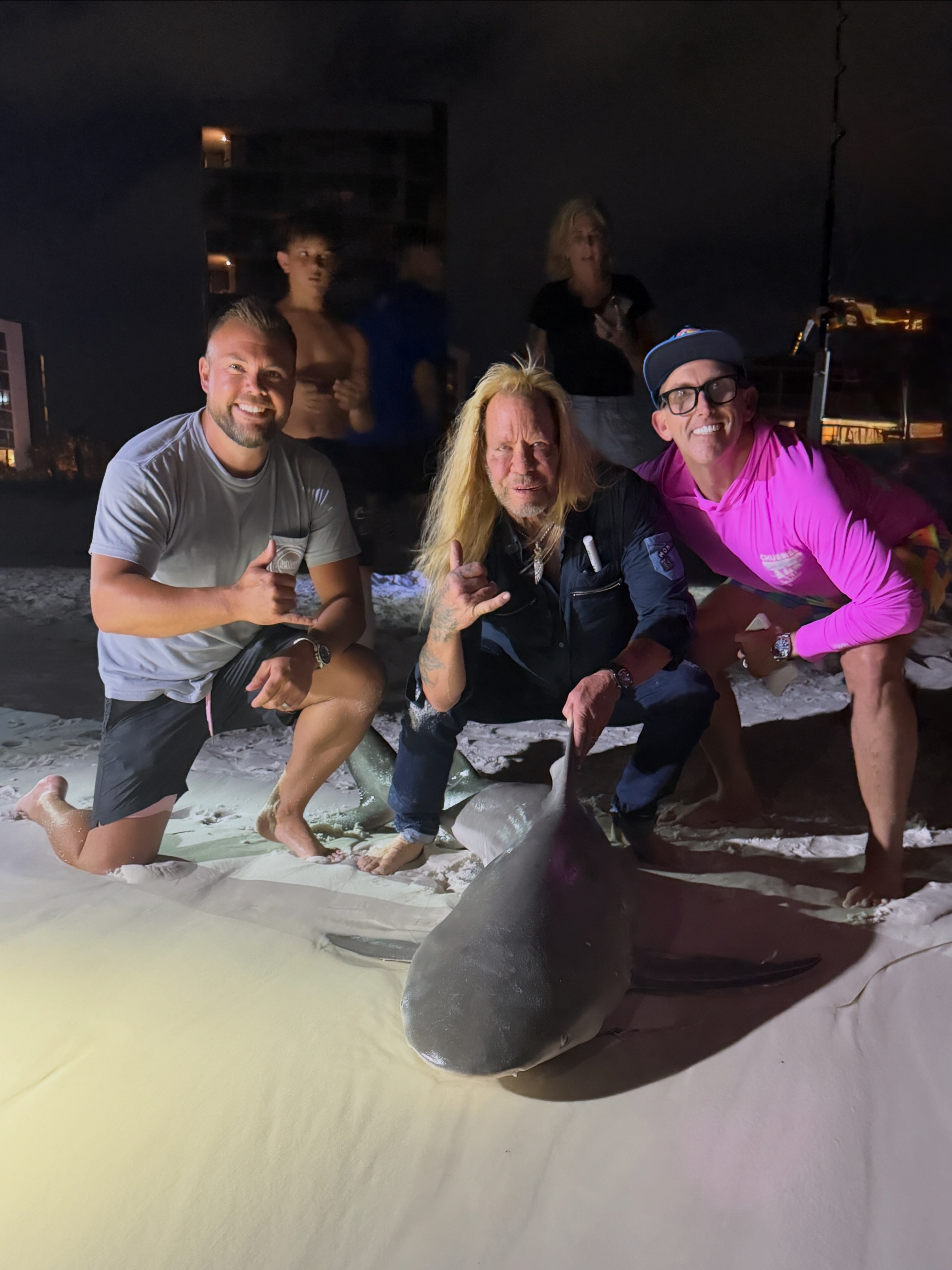 Last night, the hunt went offshore. No predator is safe. Land or