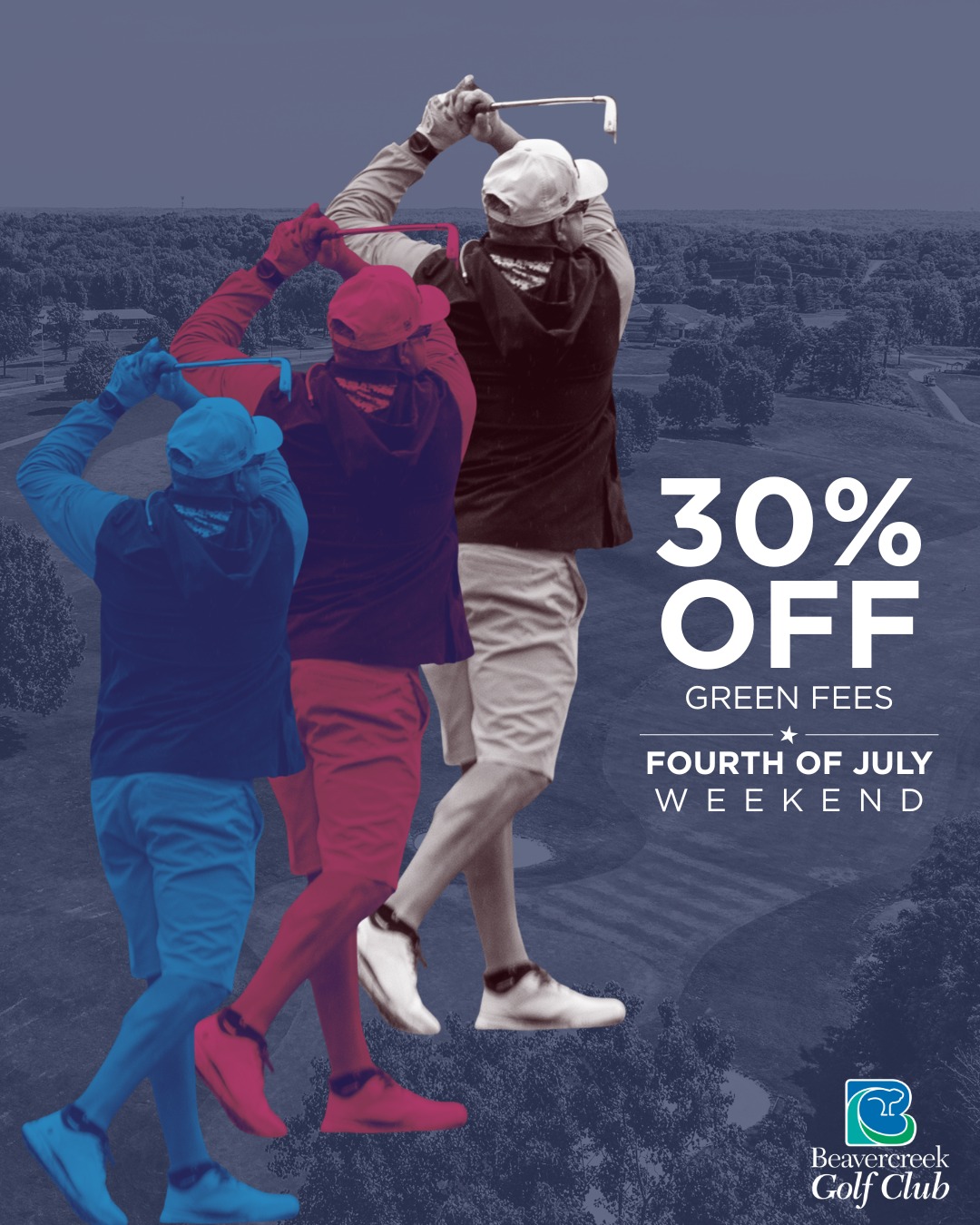 Beavercreek Golf Club's 30th anniversary: 30% off green fees