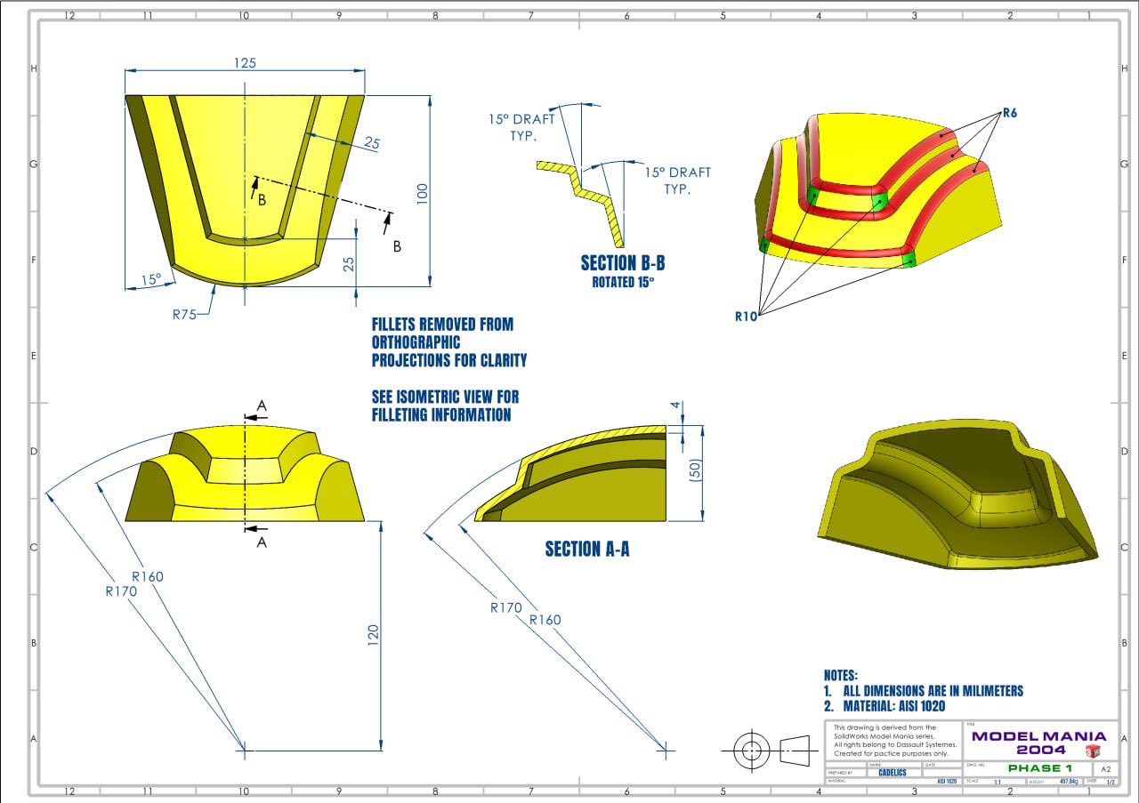 mechanical engineering | SolidWorks Model Mania 2004 | Remastered ...