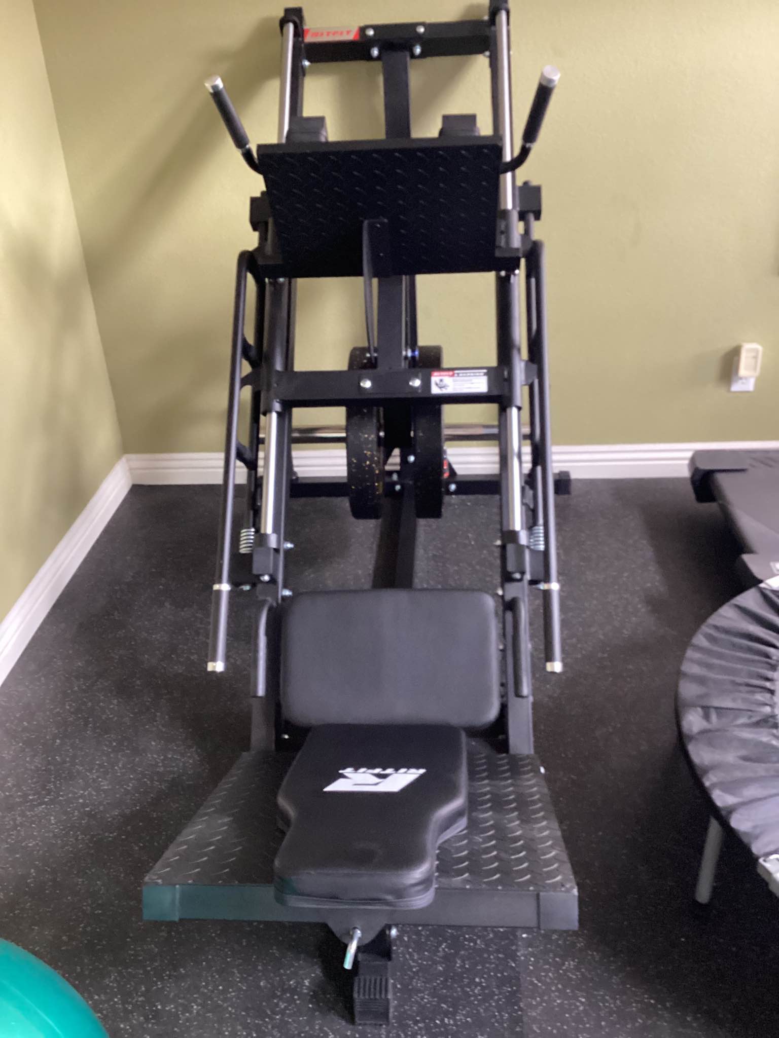 RITFIT BLP01 45 Degree 3 in 1 Leg Press, Hack Squat and Calf raise ...
