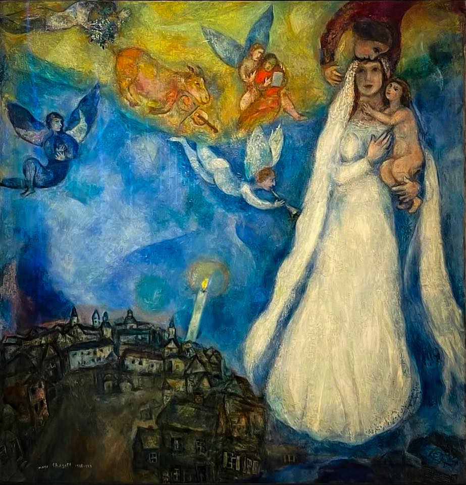 Marc Chagall's 'La Mariee de Notre-Dame' painting