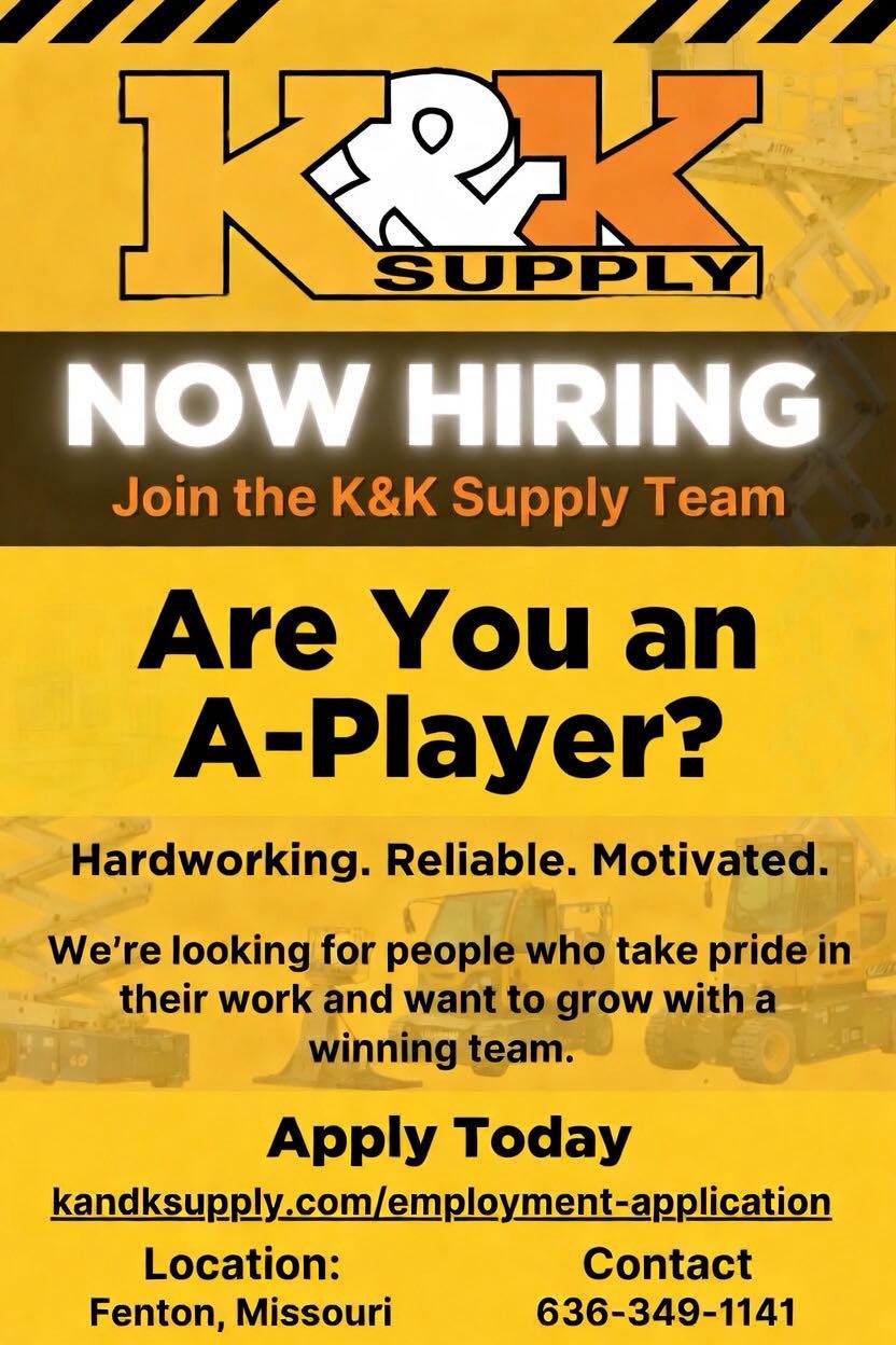 We're looking for A-Players to join our team. At K&K Supply, every