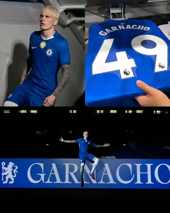 Garnacho will wear the No.49 shirt at Chelsea. It is the same