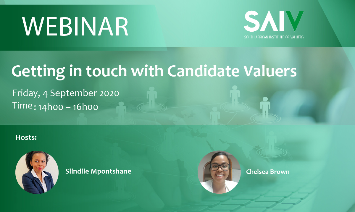 We are thrilled to... - South African Institute of Valuers